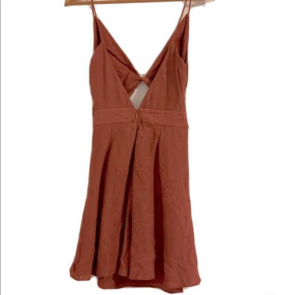 The East Order Womens Short Front Cut out Dress Burnt Orange Size Small NWOT - Picture 4 of 4